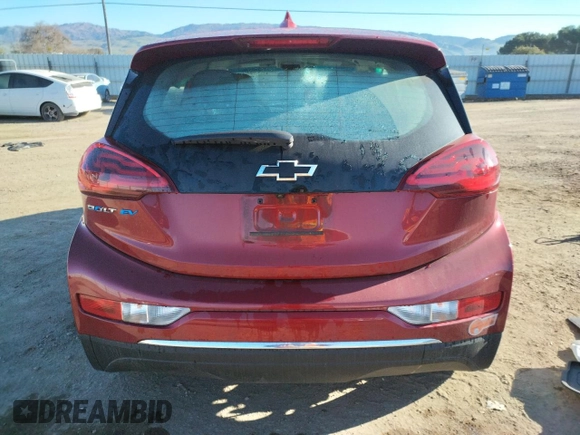 2020 Chevrolet Bolt EV LT with VIN 1G1FY6S08L4112912, listed as a Copart auction lot 37912133 with 26,892 mi miles. Bid and sale history available at carsss.com. Image 6.