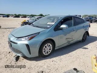 2022 Toyota Prius L Eco z VIN JTDKAMFU9N3154199, wystawiony jako Copart lot #52820815 z przebiegiem 165 958 mil mil oraz Szkoda całkowita • Salvage title. Historia ofert i sprzedaży dostępna na DreamBid. Obrazek 1.
