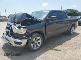 2022 Ram 1500 Lone Star with VIN 1C6SRFFT8NN419704, listed as a Copart auction lot 58213375 with 58,396 mi miles and Salvage title. Bid and sale history available at DreamBid. Image 1.