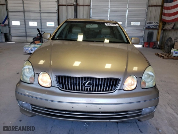 2001 Lexus GS 300 with VIN JT8BD69S810126644, listed as a Copart auction lot 58434974 with 260,272 mi miles and Salvage Title. Bid and sale history available at carsss.com. Image 5.