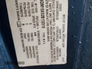 2002 Chevrolet Astro with VIN 1GNDM19X82B132319, listed as a Copart auction lot 86014534 with 193,813 mi miles and Salvage Title. Bid and sale history available at carsss.com. Image 13.