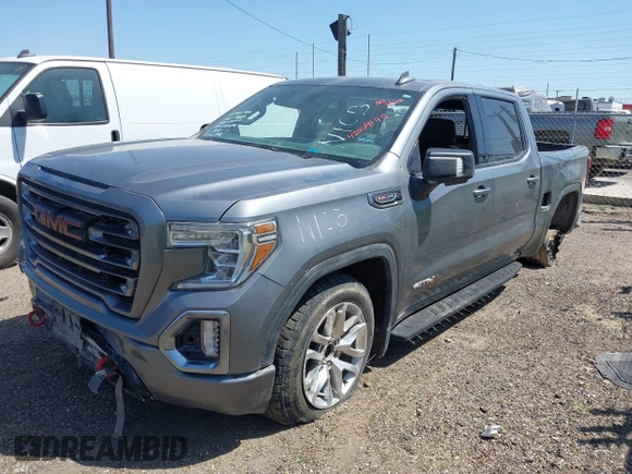 2022 GMC Sierra 1500 AT4 with VIN 3GTP9EEL2NG120275, listed as a IAAI auction lot 42009145 with 54,721 mi miles and . Bid and sale history available at DreamBid. Image 6.