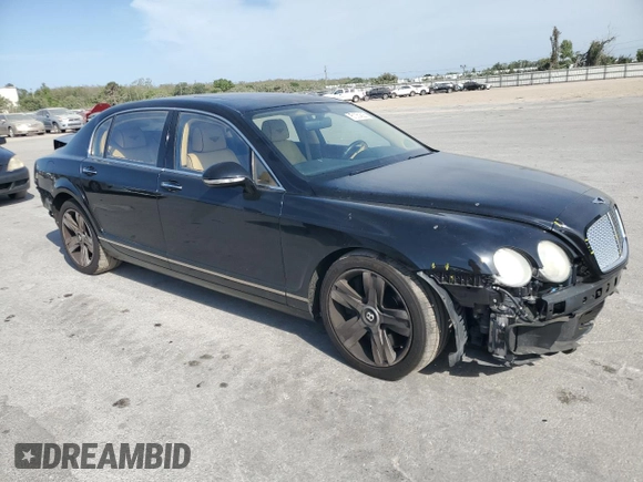 2013 Bentley Flying Spur with VIN SCBBR9ZA2DC082321, listed as a Copart auction lot 51051525 with 52,918 mi miles and Salvage title. Bid and sale history available at DreamBid. Image 4.