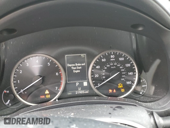 2020 Lexus NX 300 with VIN JTJGARDZ3L5015895, listed as a Copart auction lot 58549155 with 21,905 mi miles and Salvage title. Bid and sale history available at DreamBid. Image 9.