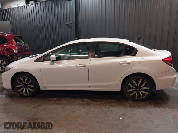 2014 Honda Civic EX-L with VIN 19XFB2F97EE261016, listed as a IAAI auction lot 41346617 with 124,539 mi miles and . Bid and sale history available at DreamBid. Image 14.