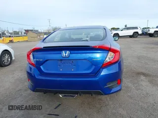 2019 Honda Civic Sedan Sport with VIN 2HGFC2F83KH592715, listed as a IAAI auction lot 41609225 with 1 mi miles. Bid and sale history available at carsss.com. Image 16.