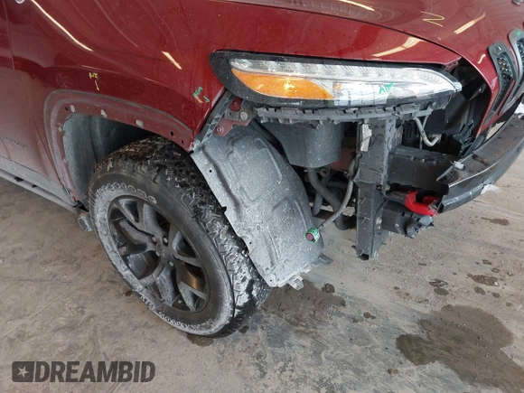 2016 Jeep Cherokee Trailhawk with VIN 1C4PJMBBXGW135138, listed as a IAAI auction lot 41595718 with 267,058 mi miles and . Bid and sale history available at DreamBid. Image 17.