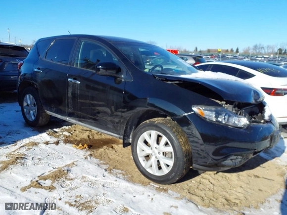 2014 Nissan Murano SV with VIN JN8AZ1MW6EW518590, listed as a IAAI auction lot 41318528 with 52,023 mi miles. Bid and sale history available at carsss.com. Image 1.