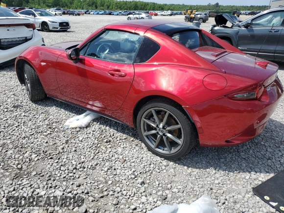 2020 Mazda MX-5 Miata Grand Touring z VIN JM1NDAM70L0414102, wystawiony jako Copart lot #55261575 z przebiegiem 70 157 mil mil oraz Szkoda całkowita • Salvage title. Historia ofert i sprzedaży dostępna na DreamBid. Obrazek 2.