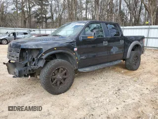 2014 Ford F-150 SVT Raptor with VIN 1FTFW1R64EFA49681, listed as a Copart auction lot 45182225 with 171,138 mi miles and Salvage Title. Bid and sale history available at carsss.com. Image 1.