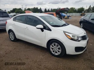 2013 Kia Rio LX with VIN KNADM4A39D6291023, listed as a Copart auction lot 69408964 with 98,709 mi miles and Salvage Title. Bid and sale history available at carsss.com. Image 4.