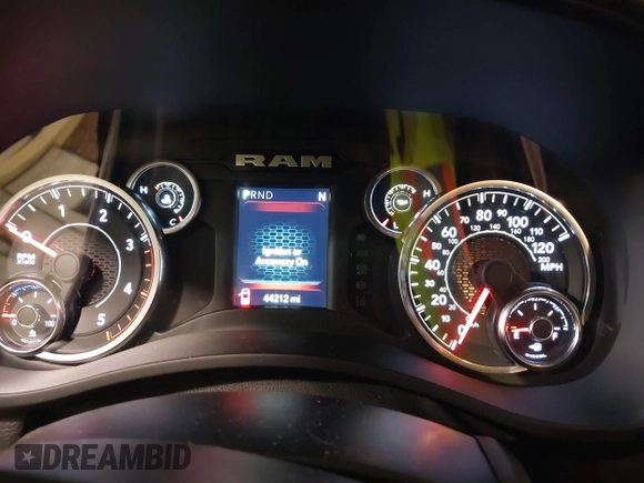 2022 Ram 2500 Big Horn with VIN 3C6UR5DL6NG404729, listed as a IAAI auction lot 41454034 with 44,212 mi miles. Bid and sale history available at carsss.com. Image 7.