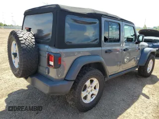 2018 Jeep Wrangler Unlimited Sport with VIN 1C4HJXDG9JW209512, listed as a Copart auction lot 61839505 with 155,953 mi miles and Clean title. Bid and sale history available at DreamBid. Image 3.