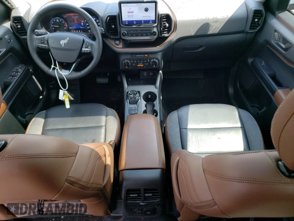 2023 Ford Bronco Sport Outer Banks z VIN 3FMCR9C64PRD15722, wystawiony jako Copart lot #63294805 z przebiegiem 19 457 mil mil oraz Nie do naprawy • Non repairable. Historia ofert i sprzedaży dostępna na DreamBid. Obrazek 8.