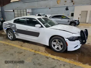 2018 Dodge Charger Police with VIN 2C3CDXKT1JH226051, listed as a Copart auction lot 87887095 with 84,165 mi miles and Salvage Title. Bid and sale history available at carsss.com. Image 4.