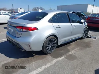 2023 Toyota Corolla Hybrid LE with VIN JTDBCMFE0P3009834, listed as a IAAI auction lot 41776305 with 35,222 mi miles. Bid and sale history available at carsss.com. Image 4.