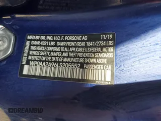 2020 Porsche 911 Carrera with VIN WP0AA2A96LS205552, listed as a Copart auction lot 52935275 with 32,994 mi miles and Salvage Title. Bid and sale history available at carsss.com. Image 12.