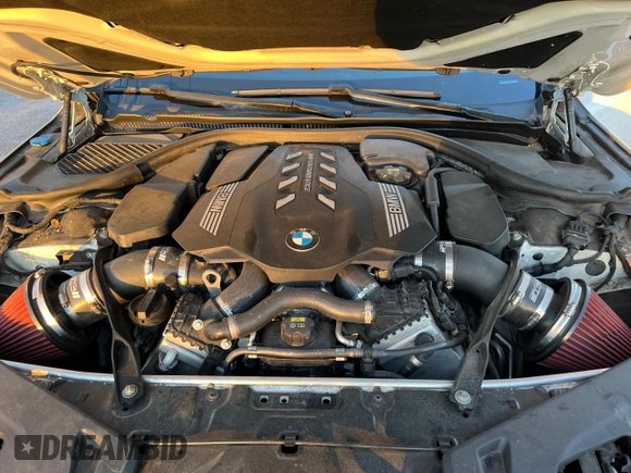 2019 BMW 8 Series M850i xDrive with VIN WBABC4C59KBU95625, listed as a Copart auction lot 43650255 with 64,452 mi miles and Clean Title. Bid and sale history available at DreamBid. Image 5.