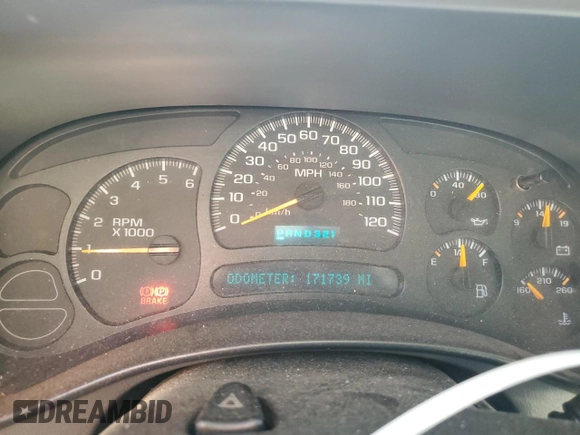 2003 Chevrolet Tahoe LS with VIN 1GNEK13Z23R106005, listed as a Copart auction lot 52674645 with 171,739 mi miles and Salvage Title. Bid and sale history available at carsss.com. Image 9.