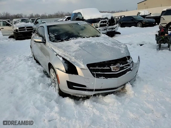 2018 Cadillac ATS Coupe Standard RWD with VIN 1G6AA1RX7J0156855, listed as a Copart auction lot 86264734 with 34,042 mi miles and Salvage Title. Bid and sale history available at carsss.com. Image 14.