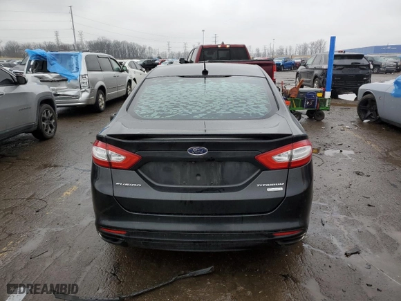 2013 Ford Fusion Titanium with VIN 3FA6P0K9XDR117596, listed as a Copart auction lot 51744295 with 134,518 mi miles and Clean Title. Bid and sale history available at carsss.com. Image 6.