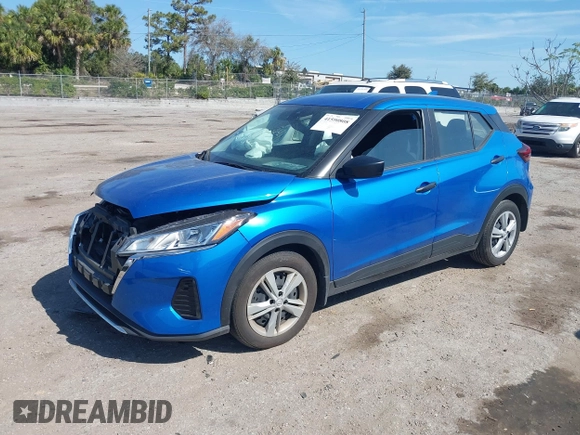 2024 Nissan Kicks S with VIN 3N1CP5BV9RL520148, listed as a IAAI auction lot 41590808 with 15,648 mi miles. Bid and sale history available at carsss.com. Image 17.