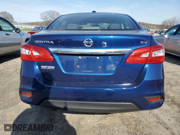 2016 Nissan Sentra SV with VIN 3N1AB7AP0GY253177, listed as a Copart auction lot 53576205 with 131,977 mi miles and Clean Title. Bid and sale history available at DreamBid. Image 6.