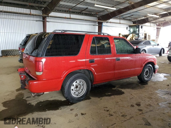 2001 Chevrolet Blazer LT with VIN 1GNCS13W71K106813, listed as a Copart auction lot 48734085 with 205,599 mi miles and Salvage title. Bid and sale history available at DreamBid. Image 3.