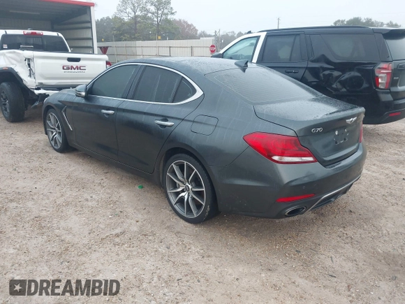 2019 Genesis G70 Dynamic with VIN KMTG34LEXKU014862, listed as a IAAI auction lot 41080366 with 81,039 mi miles and . Bid and sale history available at DreamBid. Image 3.