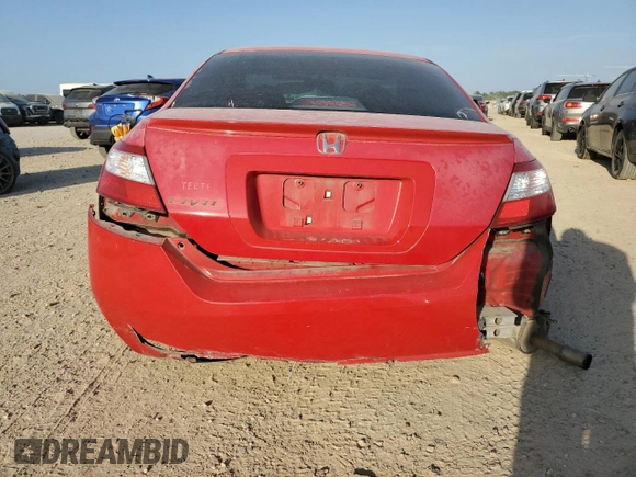 2008 Honda Civic Cpe EX with VIN 2HGFG12818H581015, listed as a Copart auction lot 53350105 with 165,153 mi miles and Salvage Title. Bid and sale history available at carsss.com. Image 6.