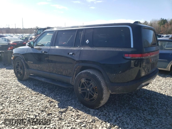 2023 Rivian R1S Adventure with VIN 7PDSGABA3PN012584, listed as a Copart auction lot 47557575 with 8,633 mi miles and Salvage Title. Bid and sale history available at carsss.com. Image 2.