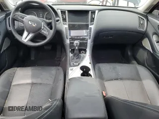 2023 Infiniti Q50 Luxe with VIN JN1EV7BR0PM543687, listed as a Copart auction lot 56933645 with 17,186 mi miles and Salvage title. Bid and sale history available at DreamBid. Image 8.