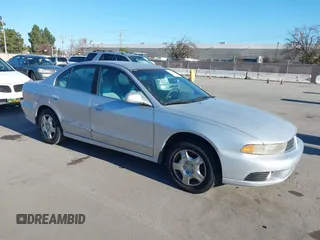 2002 Mitsubishi Galant ES with VIN 4A3AA46G52E074076, listed as a IAAI auction lot 41302075 with 174,960 mi miles. Bid and sale history available at carsss.com. Image 1.