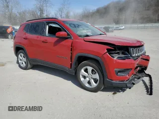2020 Jeep Compass Latitude with VIN 3C4NJDBB6LT150324, listed as a Copart auction lot 49298845 with 44,160 mi miles and Salvage Title. Bid and sale history available at DreamBid. Image 4.