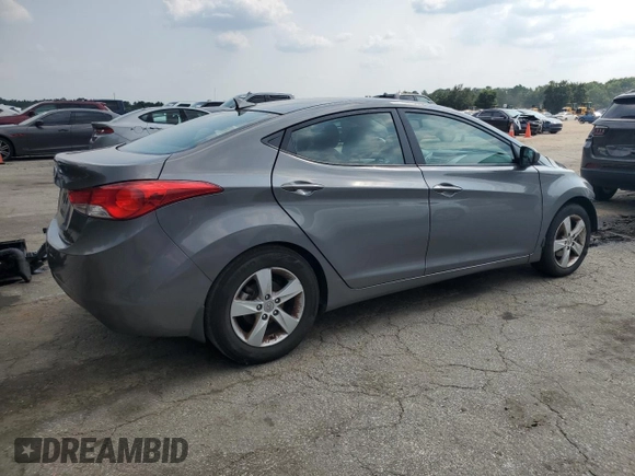 2013 Hyundai Elantra GLS z VIN 5NPDH4AE6DH415358, wystawiony jako Copart lot #58315245 z przebiegiem 112 231 mil mil oraz Szkoda całkowita • Salvage title. Historia ofert i sprzedaży dostępna na DreamBid. Obrazek 3.