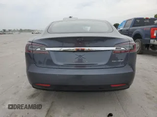 2020 Tesla Model S Long Range with VIN 5YJSA1E22LF351472, listed as a Copart auction lot 56195695 with 76,311 mi miles and Salvage title. Bid and sale history available at DreamBid. Image 6.