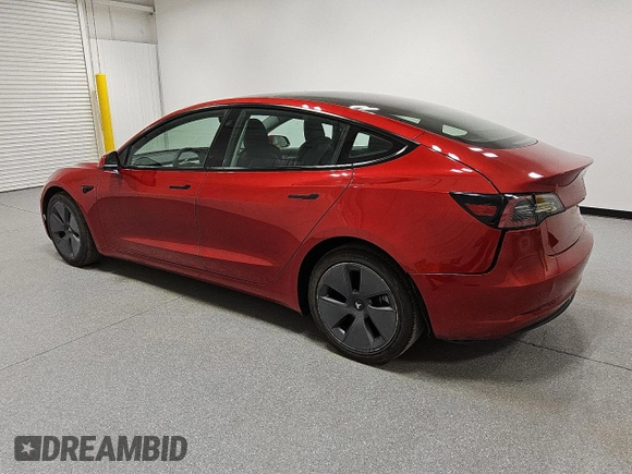 2023 Tesla Model 3 with VIN 5YJ3E1EA3PF452543, listed as a Copart auction lot 55481425 with 97,399 mi miles and Clean Title. Bid and sale history available at DreamBid. Image 2.