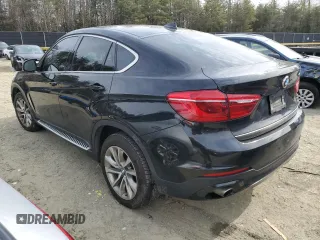 2017 BMW X6 xDrive35i with VIN 5UXKU2C35H0U29823, listed as a Copart auction lot 46106815 with 112,258 mi miles and Salvage Title. Bid and sale history available at carsss.com. Image 2.