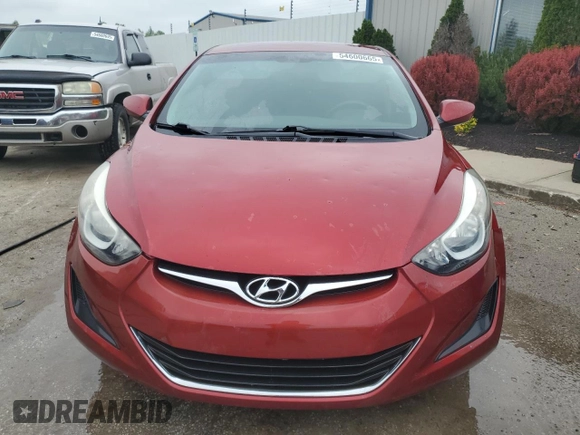 2014 Hyundai Elantra SE with VIN 5NPDH4AE2EH531657, listed as a Copart auction lot 54600665 with 145,146 mi miles and Non repairable. Bid and sale history available at DreamBid. Image 5.