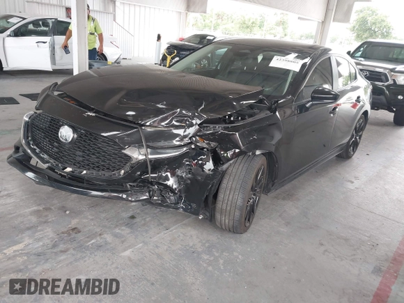 2024 Mazda 3 S Select Sport with VIN 3MZBPABM1RM408945, listed as a IAAI auction lot 42398805 with 42,283 mi miles and . Bid and sale history available at DreamBid. Image 2.
