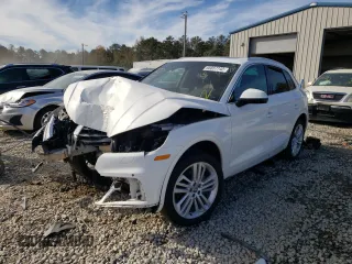 2018 Audi Q5 Premium Plus with VIN WA1BNAFY8J2160317, listed as a Copart auction lot 66857742 with 0 mi miles. Bid and sale history available at carsss.com. Image 2.