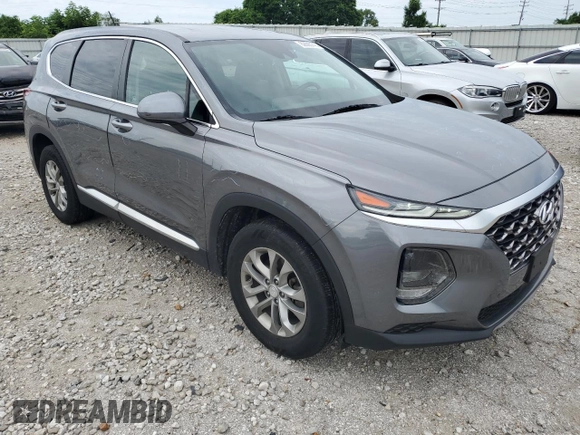 2020 Hyundai Santa Fe SE with VIN 5NMS23AD2LH146863, listed as a Copart auction lot 62695745 with 75,173 mi miles and Salvage title. Bid and sale history available at DreamBid. Image 4.