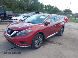2018 Nissan Murano SV with VIN 5N1AZ2MG7JN169641, listed as a IAAI auction lot 42170490 with 64,296 mi miles and . Bid and sale history available at carsss.com. Image 2.