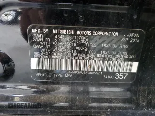2019 Mitsubishi Outlander ES z VIN JA4AR3AU6KU005531, wystawiony jako Copart lot #54081945 z przebiegiem 108 599 mil mil oraz Tytuł czysty. Historia ofert i sprzedaży dostępna na DreamBid. Obrazek 13.