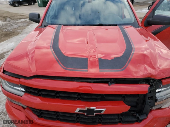 2018 Chevrolet Silverado 1500 Custom with VIN 3GCUKPEC8JG159160, listed as a Copart auction lot 47082895 with 0 mi miles and Salvage Title. Bid and sale history available at carsss.com. Image 11.