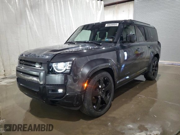 2024 Land Rover Defender X-Dynamic SE z VIN SALE2FEU4R2276545, wystawiony jako Copart lot #48308055 z przebiegiem 6 119 mil mil oraz Szkoda całkowita • Salvage title. Historia ofert i sprzedaży dostępna na DreamBid. Obrazek 1.