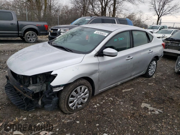 2017 Nissan Sentra SV with VIN 3N1AB7AP1HL643025, listed as a Copart auction lot 51270135 with 160,373 mi miles and Non Repairable. Bid and sale history available at carsss.com. Image 1.