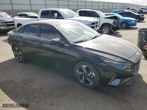 2023 Hyundai Elantra Limited with VIN 5NPLP4AG2PH112159, listed as a Copart auction lot 43916265 with 33,202 mi miles and Salvage Title. Bid and sale history available at carsss.com. Image 4.