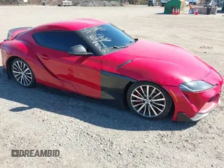 2021 Toyota GR Supra 3.0 with VIN WZ1DB0C08MW036515, listed as a IAAI auction lot 41832740 with 40,137 mi miles. Bid and sale history available at carsss.com. Image 1.