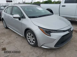 2024 Toyota Corolla LE with VIN 5YFB4MDE4RP129193, listed as a IAAI auction lot 42053600 with 24,649 mi miles and . Bid and sale history available at DreamBid. Image 1.